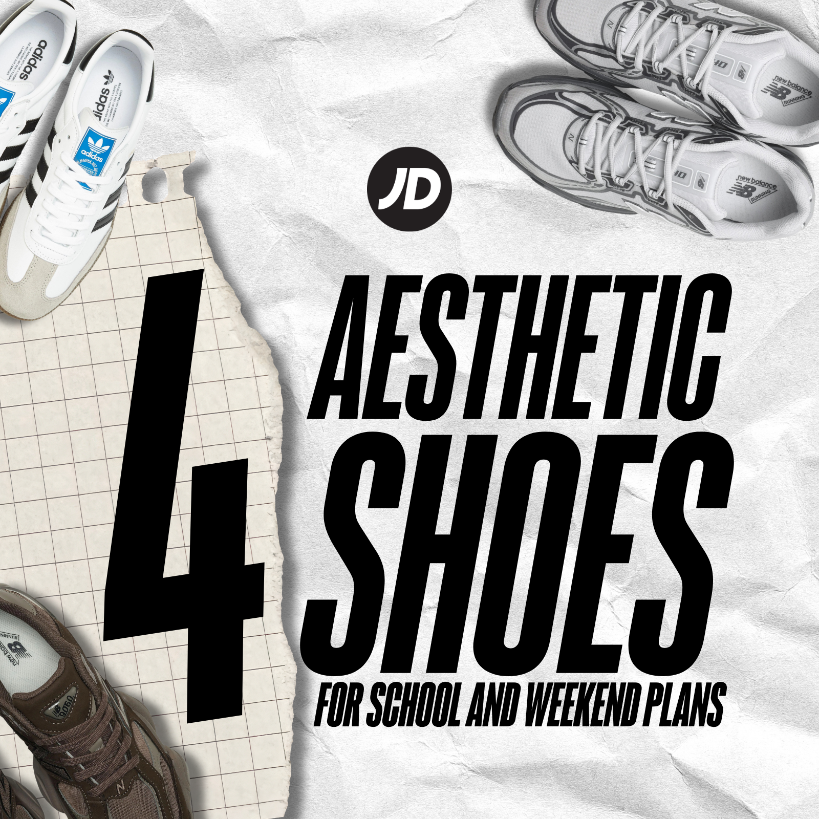 4 Aesthetic Shoes for School and Weekend Plans | JD Sports Philippines