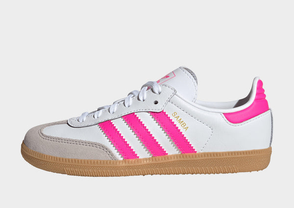 adidas gazelle silver green womens Adidas Women's Samba Sneakers - Cloud White / Wonder Clay main image 1