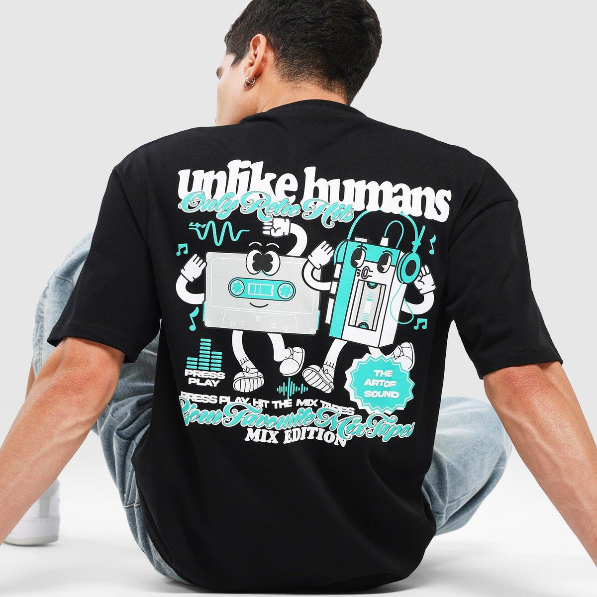 Unlike Humans Record T-Shirt – JD Sports Philippines