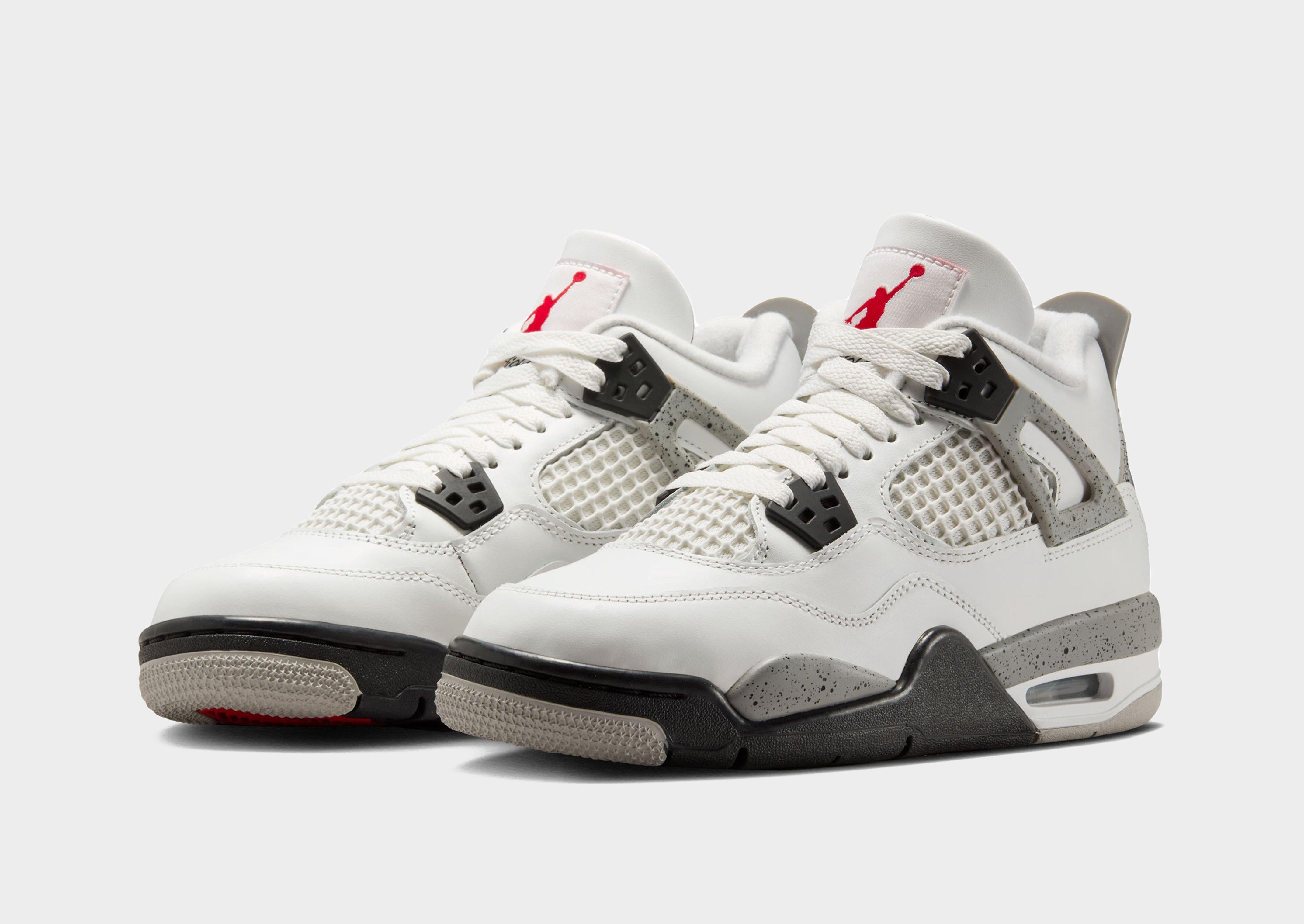 grey jordan 4 junior