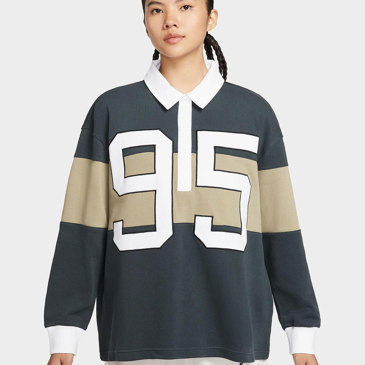 Nike Long-Sleeve Graphic Polo Top Women's - JD Sports Philippines