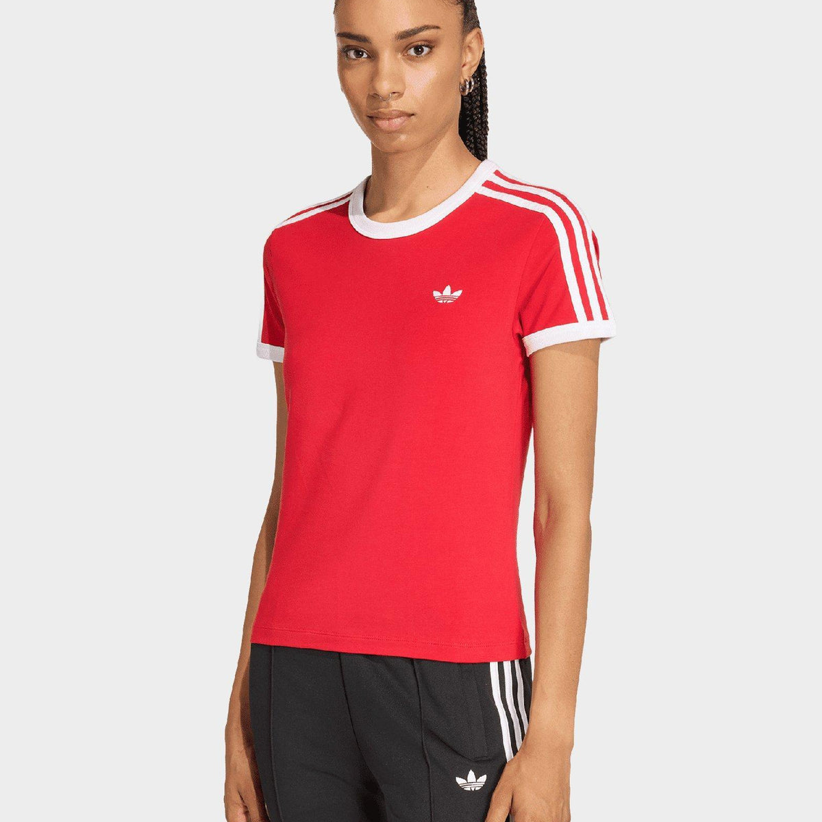 Adidas Originals 3 Stripes Slim Tee Women's – JD Sports Philippines