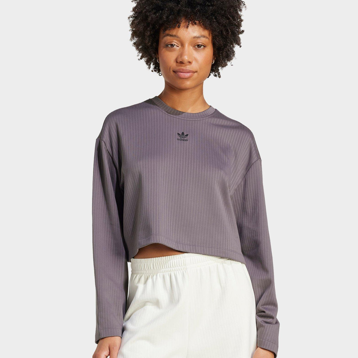 adidas Essentials Winterized Wide Rib Long Sleeve Women's – JD Sports ...